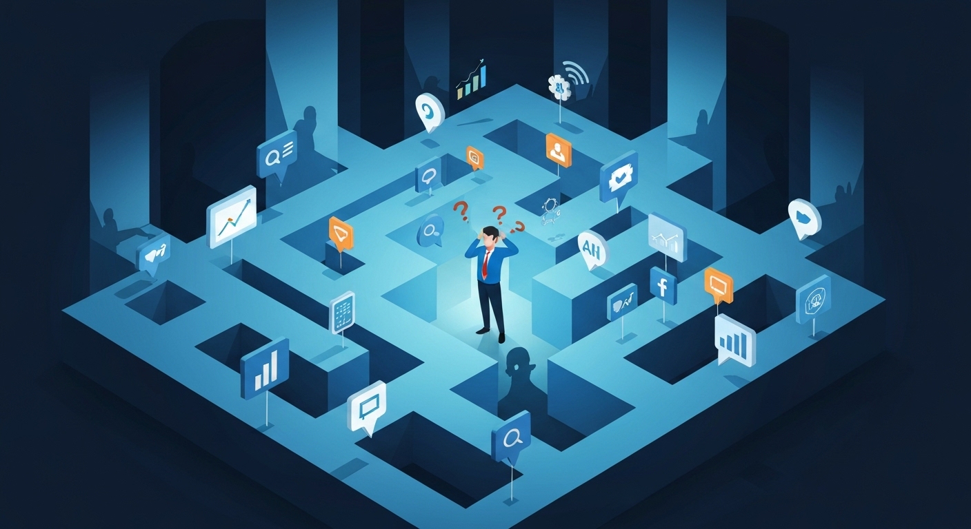 למה הפער בין ההשקעה לתוצאות בפרסום הדיגיטלי הולך ומתרחב בסוף 2025